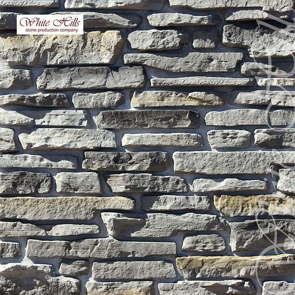 527-80 White Hills Облицовочный камень «Морэй» (Moray), темно-серый, плоскостной.